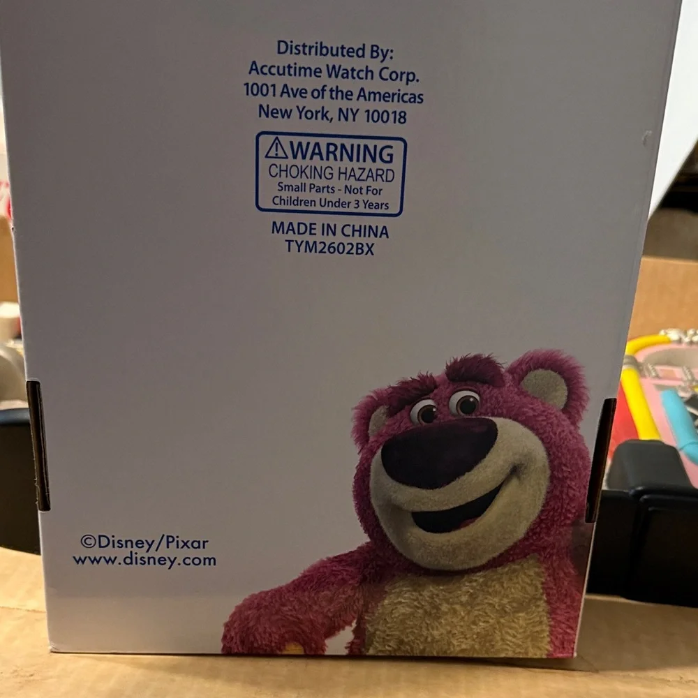 Pixar Toy Story Lotso  Bear-Themed Analog Wall Clock 36 inch tall - Picture 5 of 5